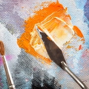 16 Pieces Professional Paint Brush Set Arts Crafts Supplies Painting Brushes Black