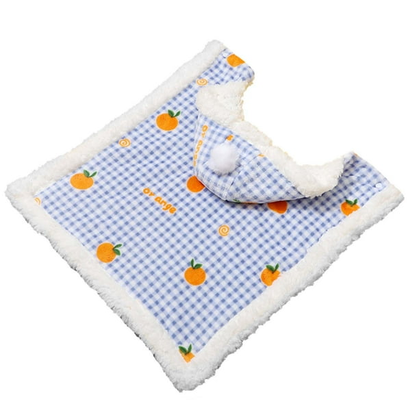 Manta para mascotas Manta gruesa y cálida para perros con capucha y gorro Pijama de lana para perros pequeños y abrigo de invierno Manta con capucha Albornoz para perros Secado de perros
