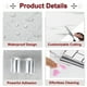 thumbnail image 3 of Uxcell 20Pcs Azulejos de Mármol Autoadhesivos, Paneles de Pared Impermeables para Salpicadero, Azulejos de Ducha Autoadhesivos de 11.81"x11.81" para Baño, Diseño Elegante en Blanco, 3 of 7