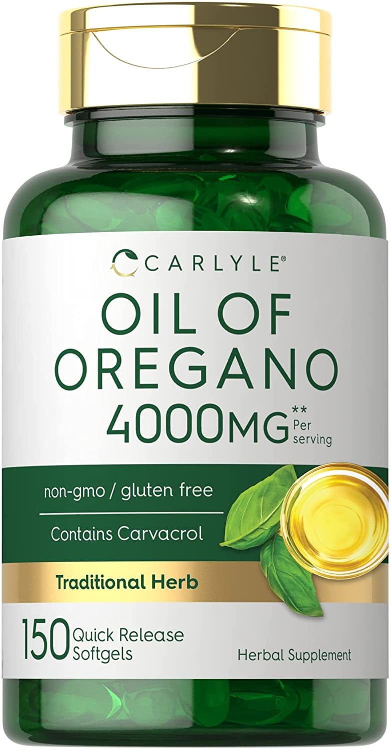 Carlyle Oregano Oil Capsules 4000 mg 150 Softgels