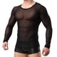 thumbnail image 1 of Camiseta de lencería sexy para hombre, chaleco, ropa interior transparente de malla transpirable sexy Pompotops oipoqjl34355, 1 of 1