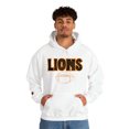 thumbnail image 6 of Unisex Heavy Blend™ Hooded Sweatshirt Lions Football Gold Hoodie, 6 of 9