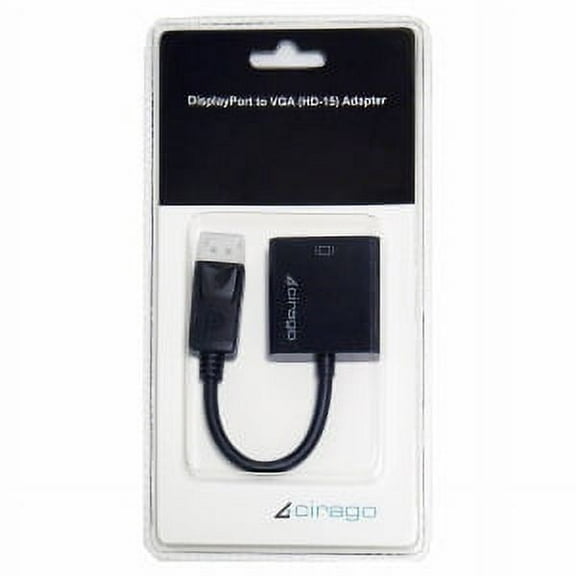 CIRAGO 4IN DPN1011 DISPLAYPORT TO VGA ADAPTER BLACK