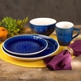 thumbnail image 5 of Euro Ceramica Fez Reactive 16 Piece Dinnerware Set (Cereal Bowl Assorted) - Service for 4 Grey, 5 of 5
