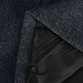 thumbnail image 5 of Women's Winter Casual Pea Coat Wool Blend Stand Collar Single Thicken Jackets Long Cardigan Loose Fit Trench Overcoat, 5 of 5
