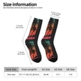 thumbnail image 2 of Fotbe Go Surfer Calcetas Largas con Estampado para Hombre y Mujer – Calcetas de Compresión Transpirables y Elásticas, Viajar y Uso Diario Talla 5-11, 2 of 6