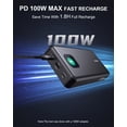 thumbnail image 3 of 140W Power Bank, 25000mAh Laptop Portable Charger with Smart Digital Display, PD3.1 Fast Charging Battery Pack for MacBook Dell XPS iPad Tablet Steam, 3 of 8