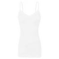 thumbnail image 2 of Bozzolo Women Junior & Plus Adjustable Spaghetti Strap Lace Trim Tunic Tank Top Camisoles, 2 of 5