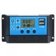 thumbnail image 1 of Controlador de Carga Solar Sincero 12V 24V 30A Salida USB Dual LCD PWM, 1 of 10