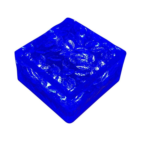 Meggemo Solar Ground Tile Light Waterproof Solar Powered Floor Light Outdoor In ground Light for Garden Yard Patio way Driveway Walkway Outdoor Lighting