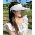 thumbnail image 4 of CoCopeaunts Sun Visor Sun Hat Womens Beach Hat Widened Hat Brim Ponytail Cap Super Sun Protection Hat Hiking Fishing Travel 2023, 4 of 6