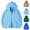 Sky Blue, variant on Zpzdpjkx Hooded Zip Jacket Oversized Loose Double Full Zip Hoodie Solid Color Soft Casual Hooded Sweatshirt for Mens