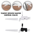 thumbnail image 3 of Apeya Black Coffee Kettle Flow Control Valve, Adjustable Gooseneck Drip Pour Over Regulator, 90 Degree Narrow Spout Water Controller Kit for Home Baristas, 3 of 9