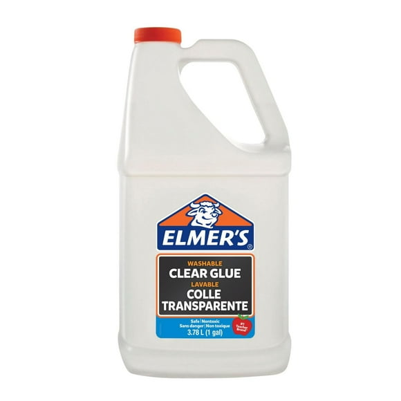 Colle d’école liquide Elmer’s, transparente, lavable, idéale pour faire de la glu