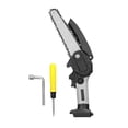 thumbnail image 2 of 6inch Electric Pruning Saws Wood Splitting Chainsaw Brush Motor One-Handed Woodworking Tool for 21V Battery, 2 of 5