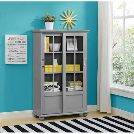 Upc 029986944825 Ameriwood Home Aaron, Altra Furniture Aaron Lane Barrister Bookcase With Sliding Glass Doors