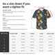 thumbnail image 5 of Fotbe Blue Floral Camisa Hawaiana para Hombre Unisex – Camisa Casual de Verano con Botones de Manga Corta de Algodón y Lino,XX-Large, 5 of 7