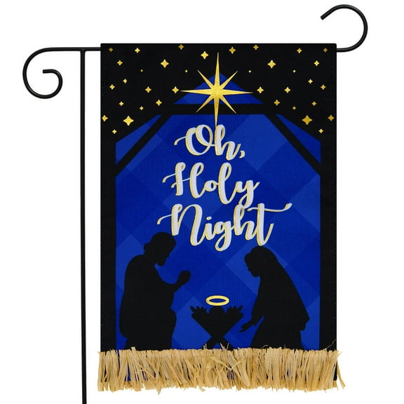 Briarwood Lane Nativity Christmas Burlap Garden Flag