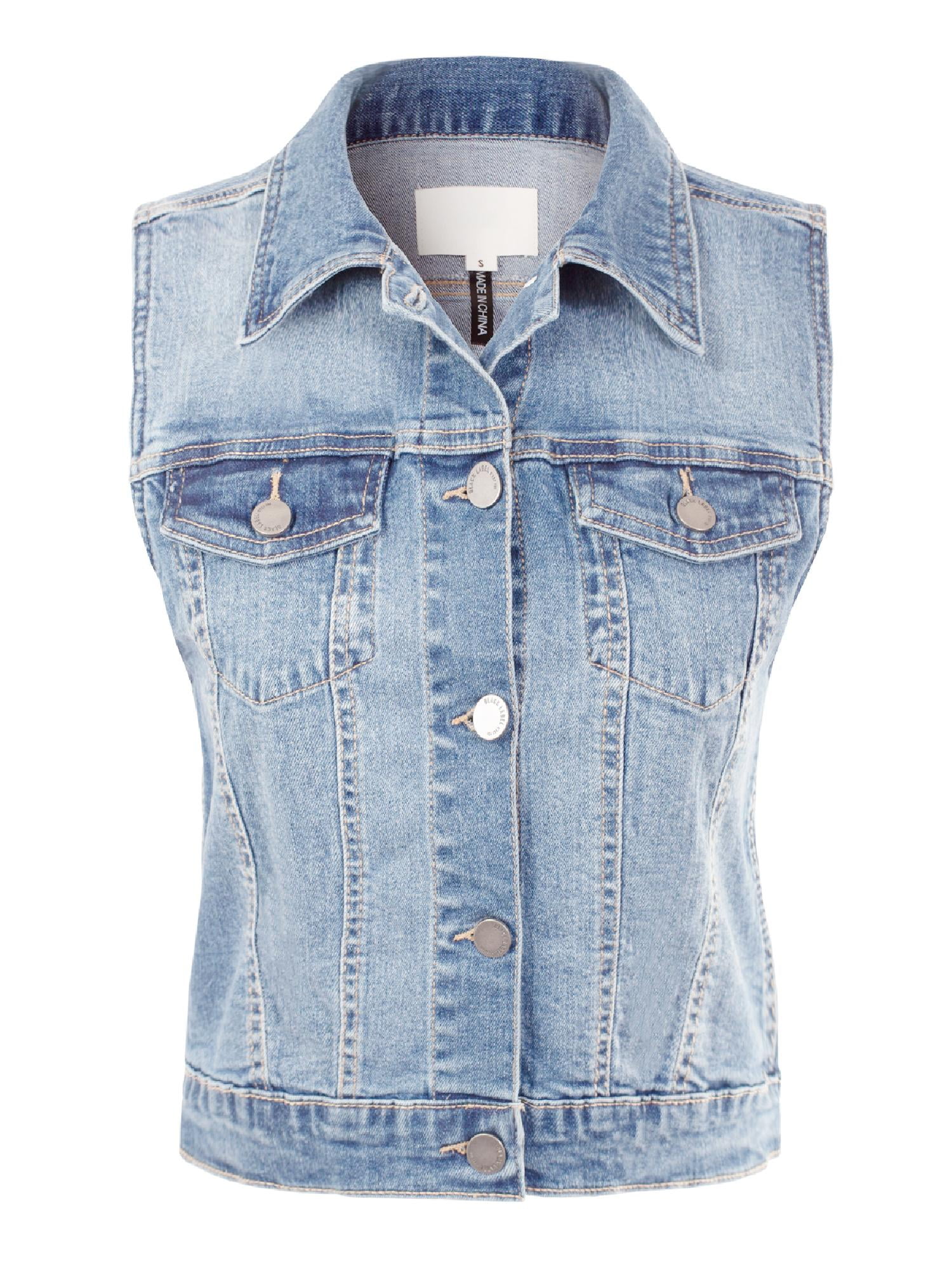 walmart jean vest