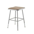 thumbnail image 2 of NPS 6300 Series 19-27" Height Adjustable Metal Heavy Duty Stool in Gray, 2 of 2