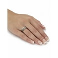 thumbnail image 3 of PalmBeach Jewelry 3-Piece Women's Ring Set Silvertone or 14K Gold-Plated, 3 of 5