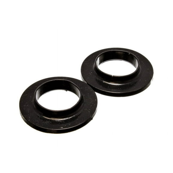 Energy Suspension Universal 2 1/8in ID 3 3/4in OD 3/4in H Black Coil Spring Isolators (2 per set) Fits select: 2015-2020 AUDI A3, 2015-2019 VOLKSWAGEN GOLF R