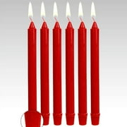 12" Red Formal Dinner Candles (1 Dozen)