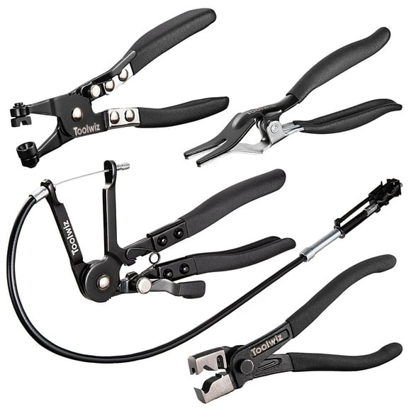 Pinzas para mangueras Toolwiz, 4 unidades, para automoción y fontanería
