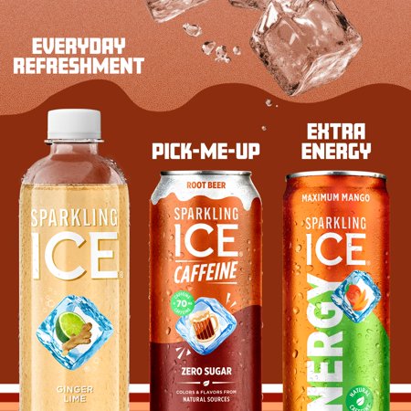 SPARKLING ICE CAFFEINE ROOT BEER 16OZ CAN *ZERO SUGAR, NATURALLY SOURCED COLORS & FLAVORS*