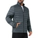 thumbnail image 4 of CHAQUETA PUFFER QUILTED CON CREMALLERA Y CUELLO ALTO PARA HOMBRE INSPIRAR CHIC, COLOR GRIS, TALLA XL, 4 of 6