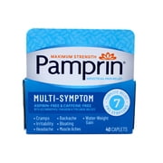 Pamprin Multi-Symptom Caplets 40 Caplets (Pack of 4)