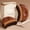 2pcs Sapele, variant on Natural Wooden Face Dry Brush, Lymphatic Drainage Contour Massage Tool for Face Neck Chin, Eco Friendly Exfoliating Skincare Brush with Gift Box