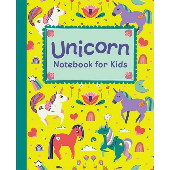Unicorn Notebook for Kids: Featuring Cute Unicorn Art and Lined, Blank, Graphed and Bulleted Pages Perfect for Journalin, (Paperback)