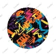 thumbnail image 3 of Motif Graffiti Coloré Polyester Roue de Rechange Universelle pour Remorque RV SUV Camion Campeur, 3 of 5