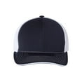 thumbnail image 3 of Richardson Pulse Sportmesh with R-Flex Cap, S-M, Navy-White Split, 3 of 3