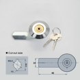 thumbnail image 2 of Keyed Lock Cam Lock Industrial Strength Long-lasting Construction Reliable Performance Resistance To Wear And Tear, 2 of 9