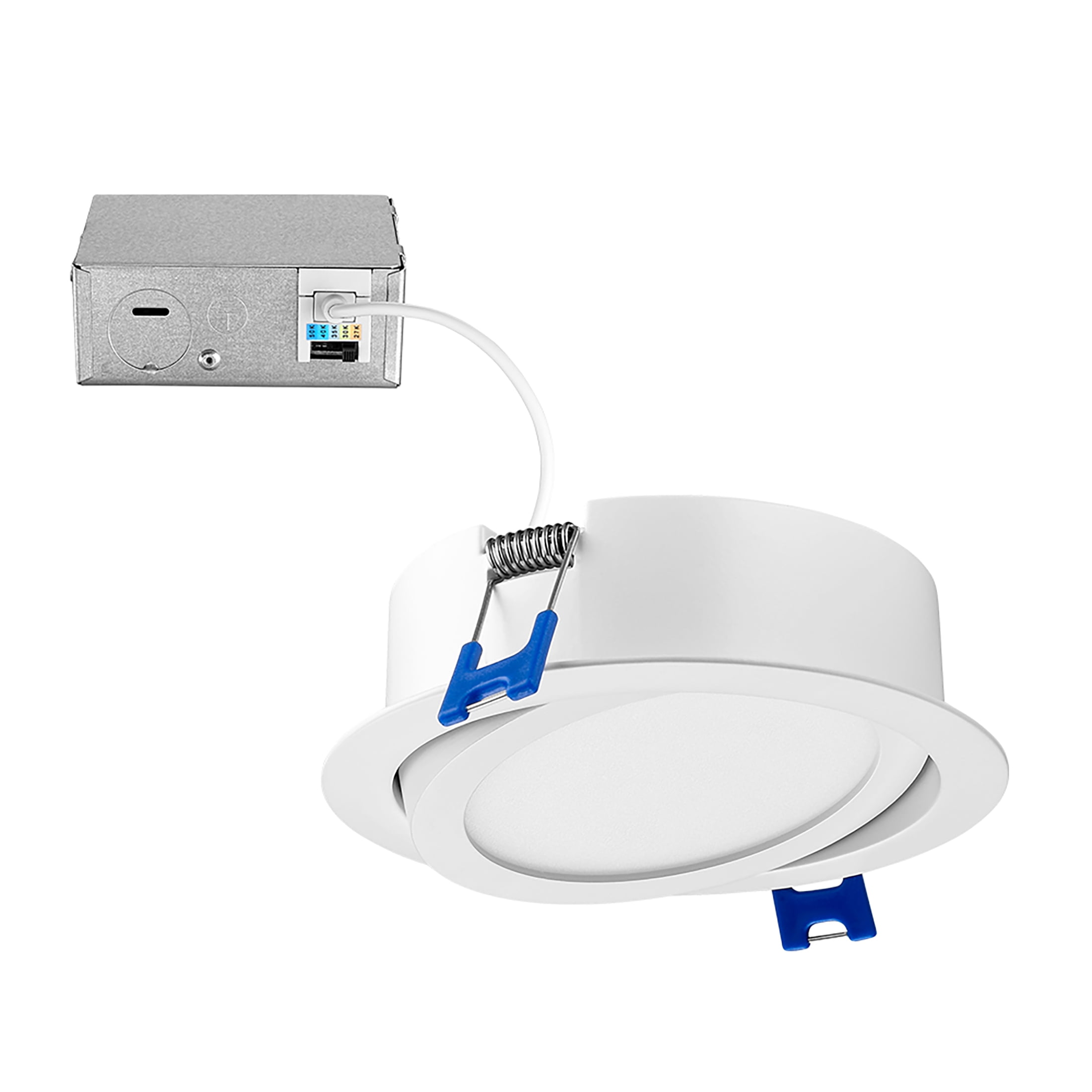 Sunco 4-Pack 4" Flat Retrofit LED Downlight - 800 Lumens, 10W, Selectable CCT (2700K-6000K), Dimmable, ETL Certified - View #8