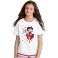 thumbnail image 4 of Retro Betty Boop Cartoon Hearts Girls Kids T Shirt Tees Teen Brisco Brands S, 4 of 5
