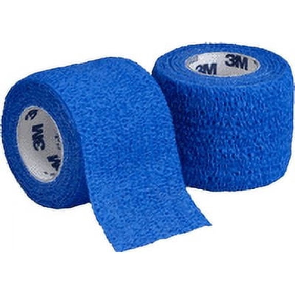 Coban Non-Sterile Self-Adherent Wrap 3" x 5 yds., Blue