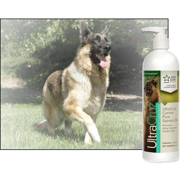 Salmon oil top for german shepherd