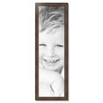 thumbnail image 2 of ArtToFrames 13" x 44" Honors Mahogany with Black Picture Frame, 13x44 inch Brown Wood Poster Frame (WOM-5154), 2 of 7