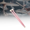 thumbnail image 4 of Pair Drumsticks, Felt Head Drum Sticks, Acoustic Drums Accessories Wood Tip Mallets, Bass Drums Kids Beginners Students Pink, 4 of 8