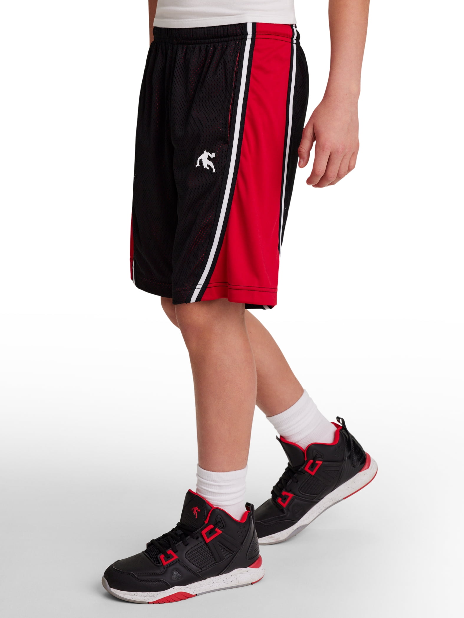 AND1 Boy’s Performance Double Dribble Basketball Short, Sizes 4-18
