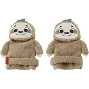 Fisher-Price Sloth Activity Socks, Pair Of Wearable Baby Toys