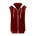 thumbnail image 4 of Gaexia Vest for Women Lightweight,Winter Hooded Vest Soft Cozy Pullover Outerwear for Everyday Casual Wear and Fall Season, 4 of 5