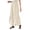 Beige, variant on Elegant Casual Pants With Slit Hem Loose Fit High Waist Lightweight Breathable Trousers For Everyday Wear Stylish Beautiful Women's Casual Pants