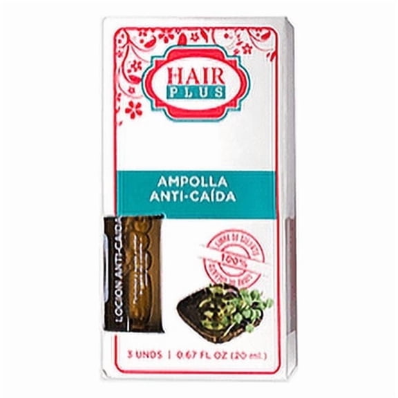 HAIR PLUS Ampollas Control Caída Hair Plus 3 Unidades