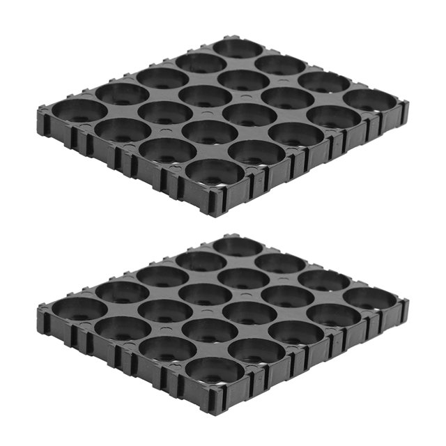 Titular De Bricolaje 2 uds 4x5 celdas 18650 espaciador de batería soporte radiante para paquete de batería DIY