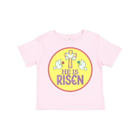 

Inktastic He is Risen for Easter Gift Toddler Boy or Toddler Girl T-Shirt