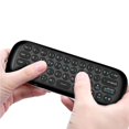 thumbnail image 3 of Seitruly Ratón recargable con 57 teclas de botón Control remoto ABS Receptor pequeño de doble cara Movimiento Estabilidad fuerte Mini teclado Juegos de teclado y mouse para computadora, 3 of 4